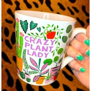 🆕 [World Market] Crazy Plant Lady Mug🌱